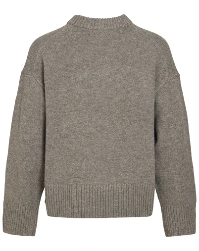 Vila - VISia O-Neck Knit Pullover - Falcon